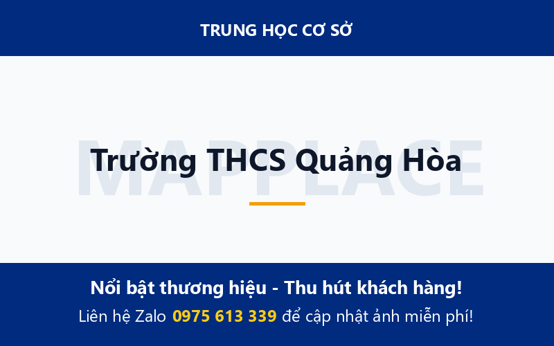 Trường THCS Quảng Hòa