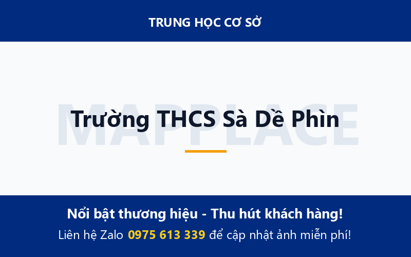 Trường THCS Sà Dề Phìn