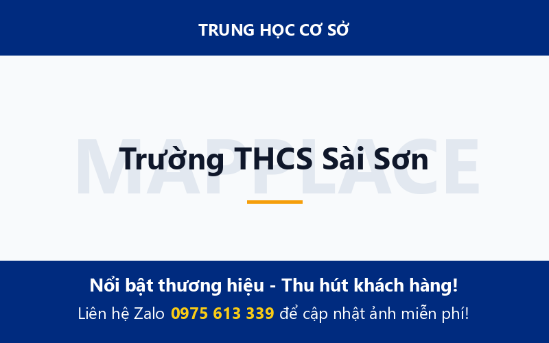 Trường THCS Sài Sơn