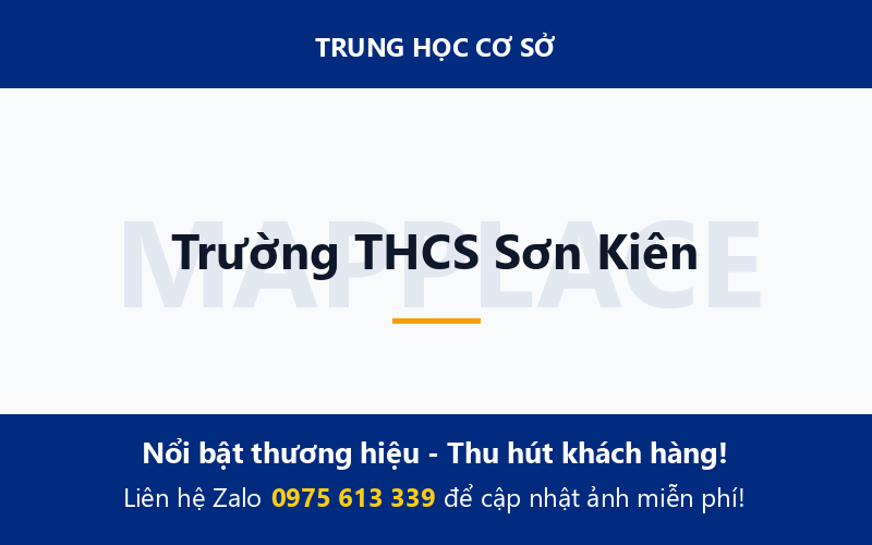 Trường THCS Sơn Kiên
