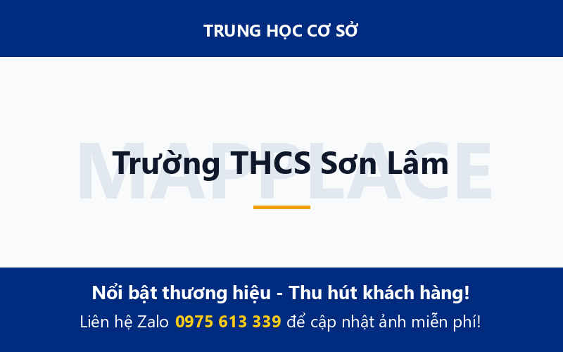 Trường THCS Sơn Lâm