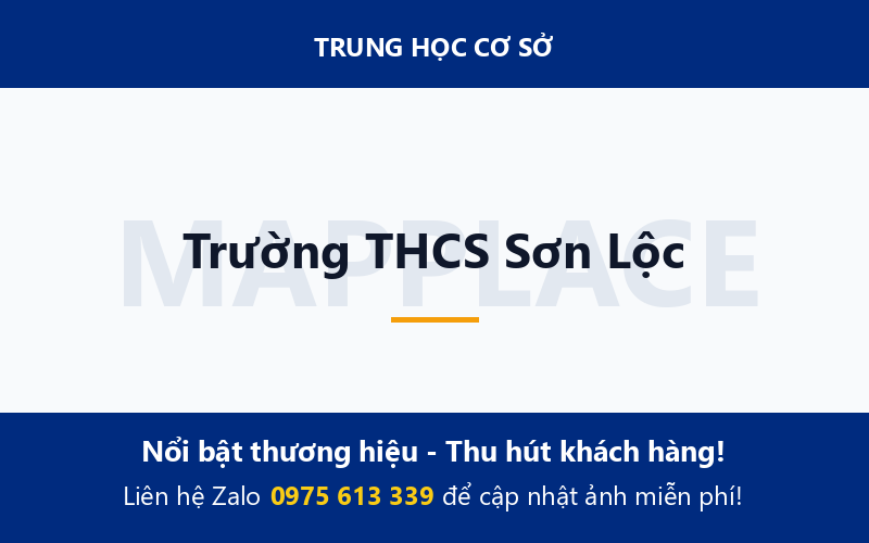 Trường THCS Sơn Lộc