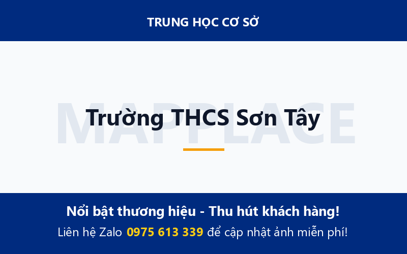 Trường THCS Sơn Tây