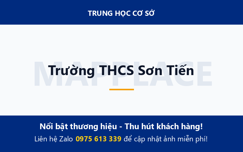 Trường THCS Sơn Tiến