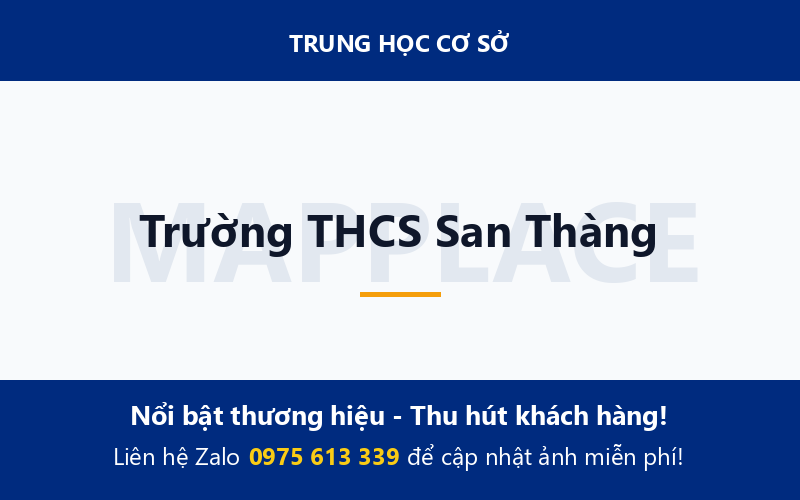 Trường THCS San Thàng