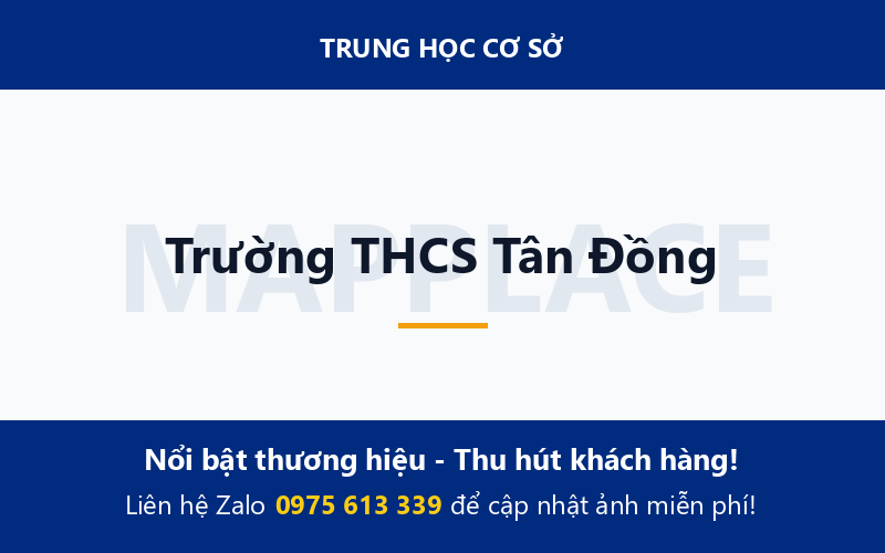 Trường THCS Tân Đồng
