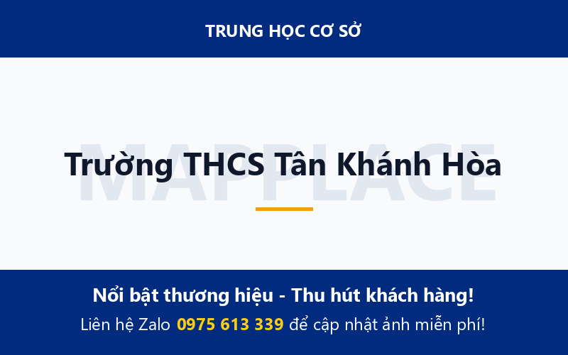 Trường THCS Tân Khánh Hòa