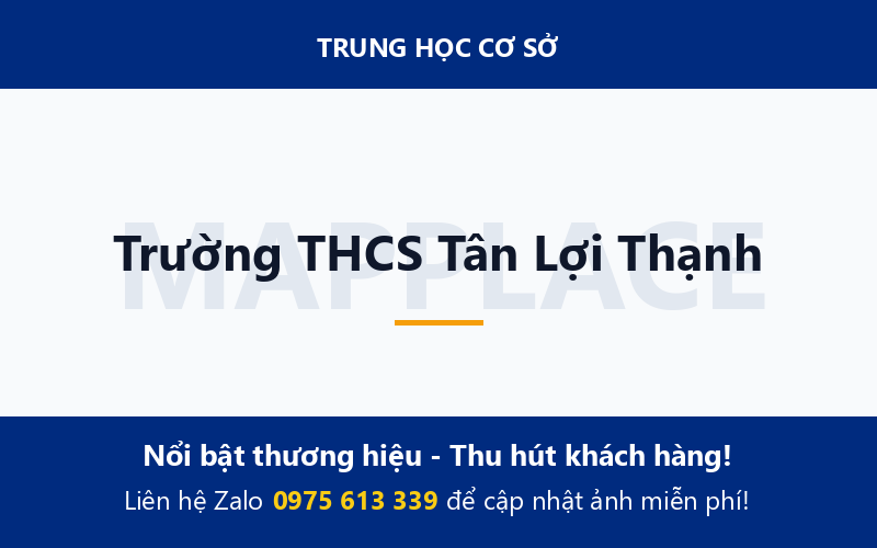 Trường THCS Tân Lợi Thạnh