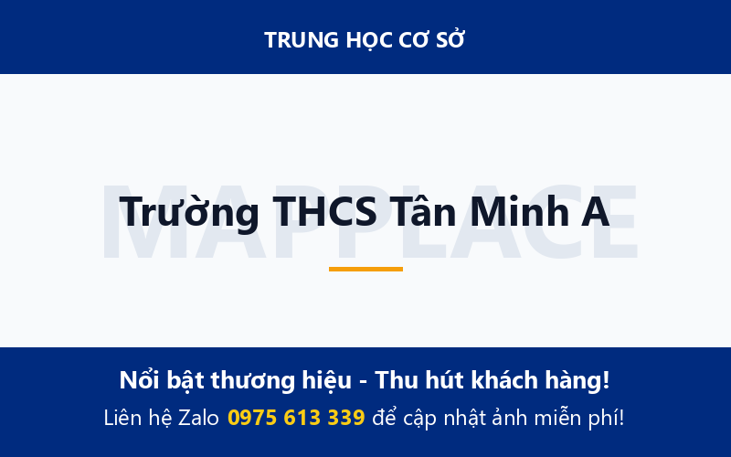 Trường THCS Tân Minh A