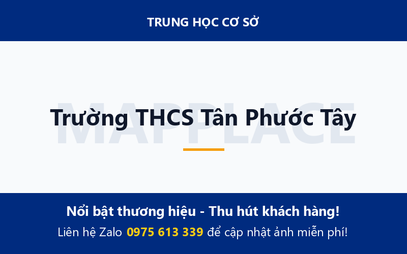 Trường THCS Tân Phước Tây