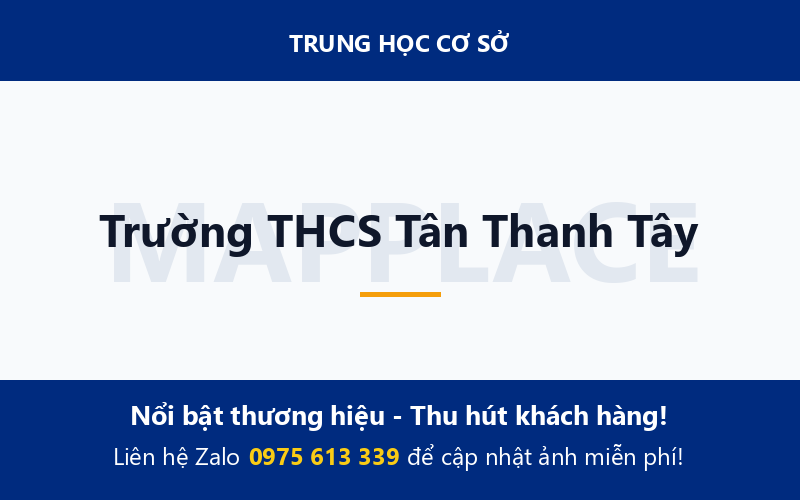 Trường THCS Tân Thanh Tây