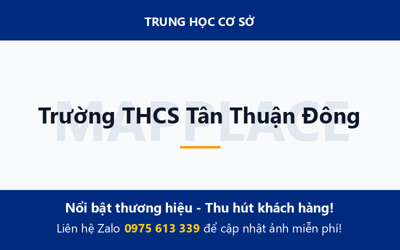 Trường THCS Tân Thuận Đông