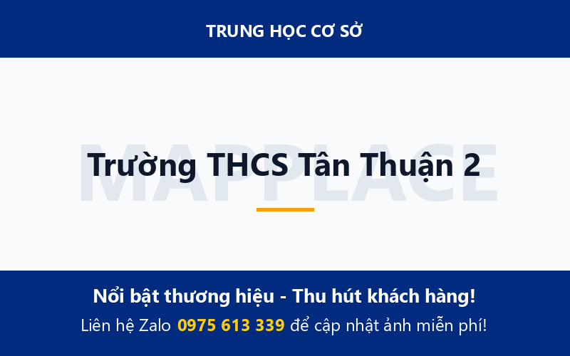Trường THCS Tân Thuận 2
