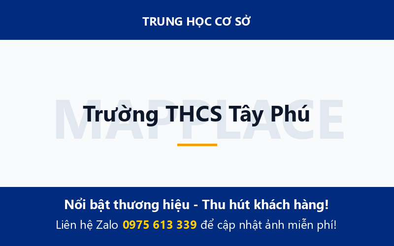 Trường THCS Tây Phú