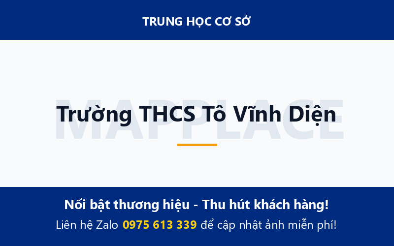 Trường THCS Tô Vĩnh Diện