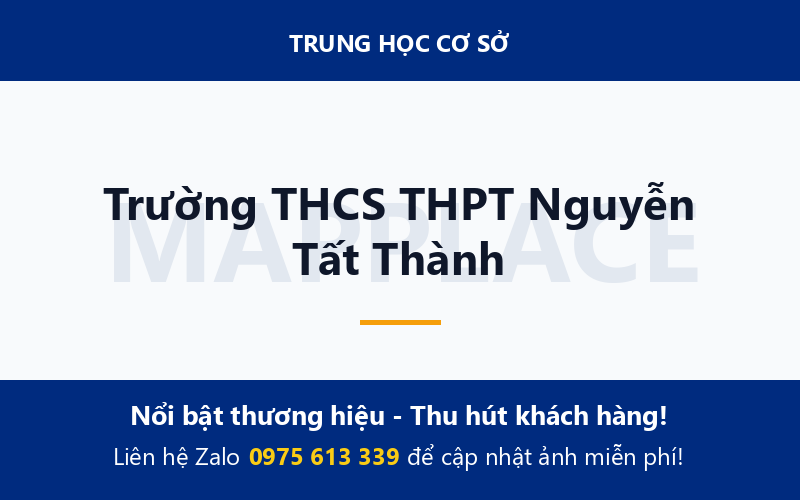 Trường THCS THPT Nguyễn Tất Thành