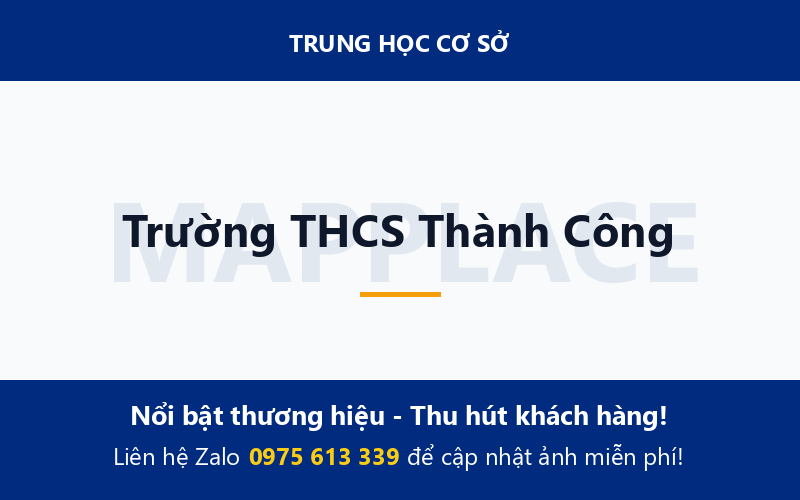 Trường THCS Thành Công
