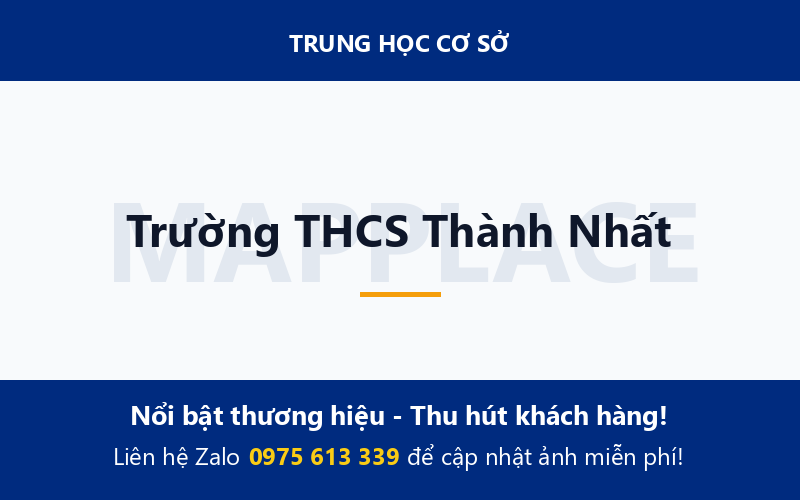 Trường THCS Thành Nhất