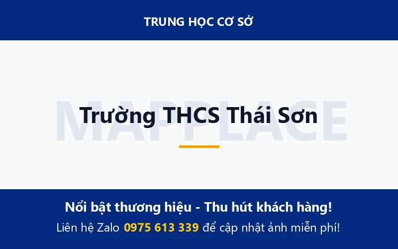 Trường THCS Thái Sơn