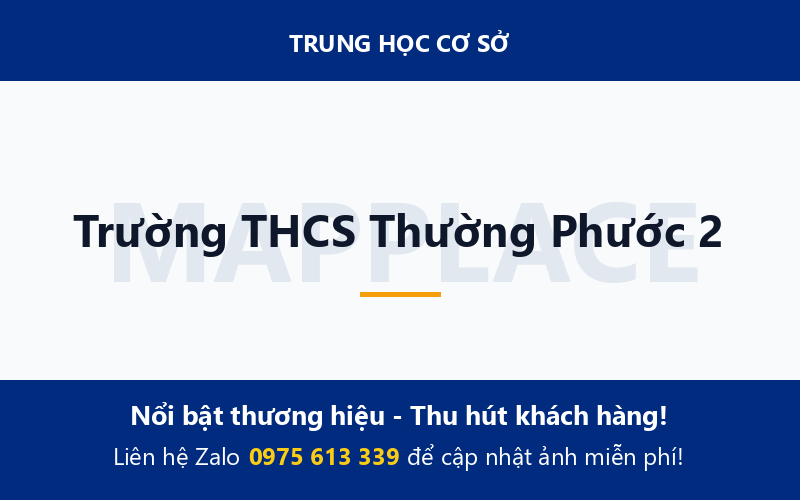 Trường THCS Thường Phước 2