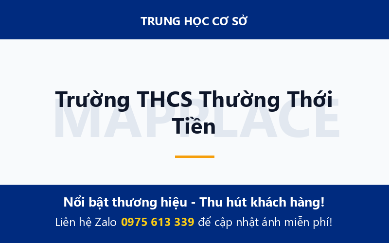 Trường THCS Thường Thới Tiền