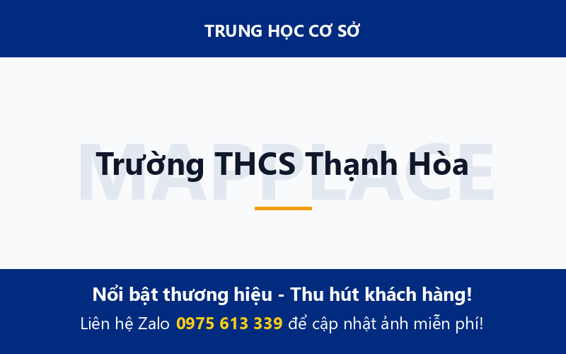 Trường THCS Thạnh Hòa