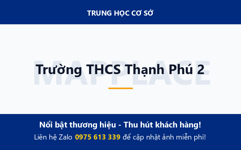 Trường THCS Thạnh Phú 2
