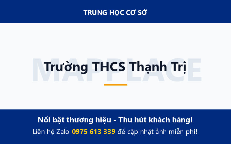 Trường THCS Thạnh Trị