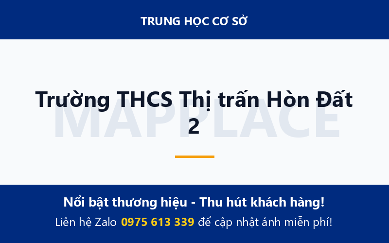 Trường THCS Thị trấn Hòn Đất 2