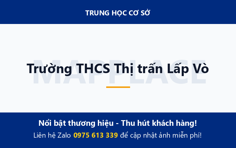 Trường THCS Thị trấn Lấp Vò