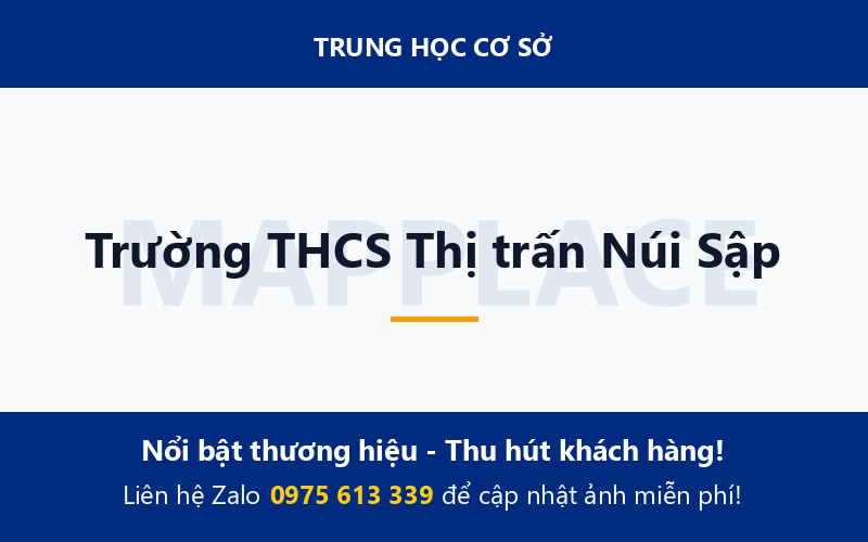Trường THCS Thị trấn Núi Sập