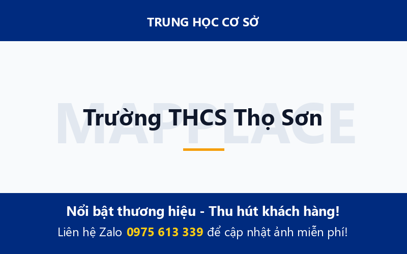 Trường THCS Thọ Sơn