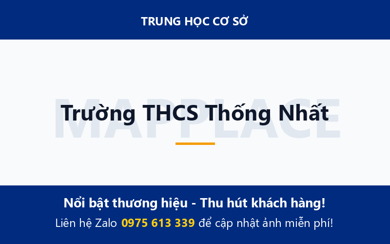 Trường THCS Thống Nhất