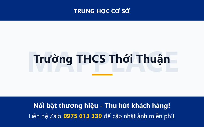 Trường THCS Thới Thuận