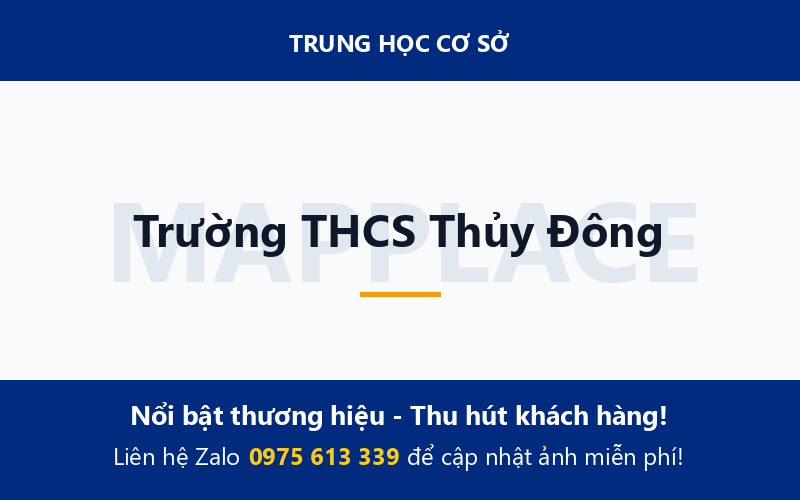 Trường THCS Thủy Đông