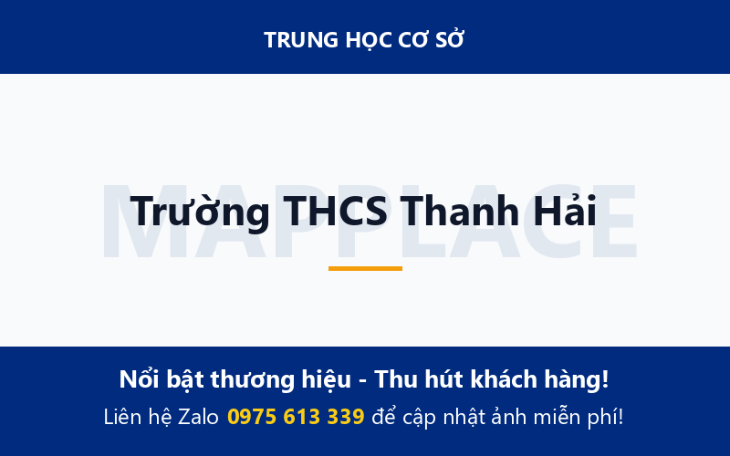 Trường THCS Thanh Hải