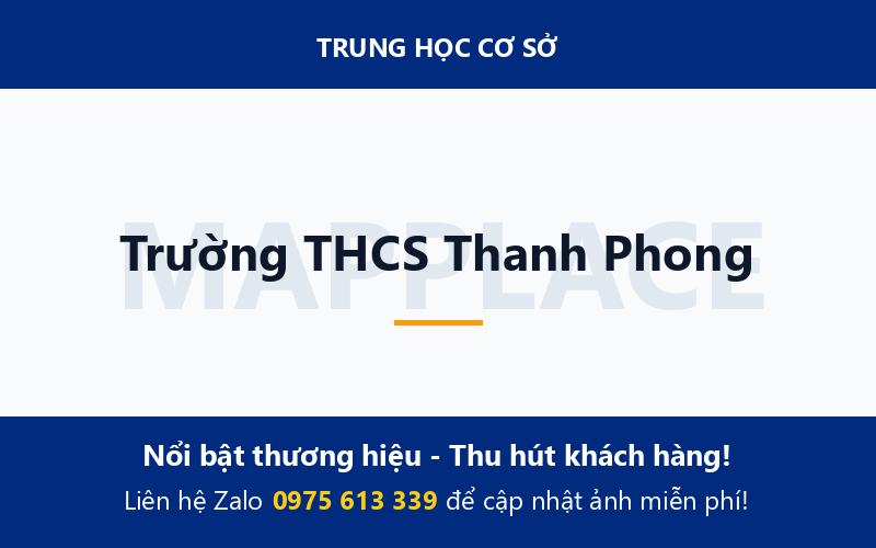 Trường THCS Thanh Phong
