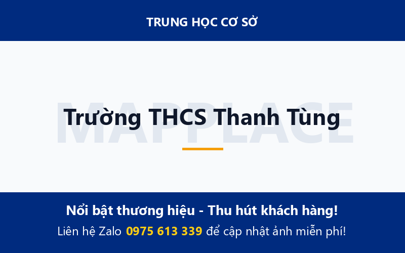 Trường THCS Thanh Tùng