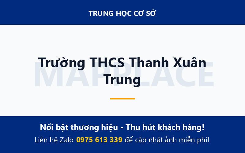 Trường THCS Thanh Xuân Trung