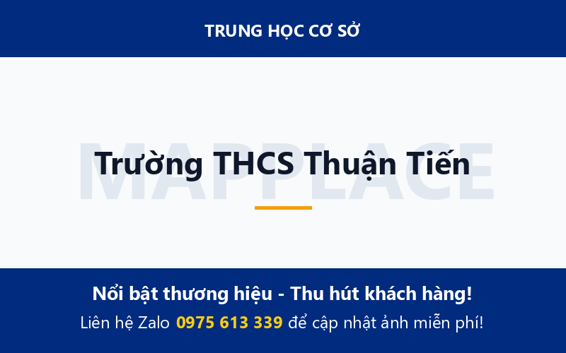 Trường THCS Thuận Tiến