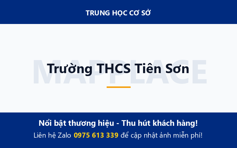 Trường THCS Tiên Sơn