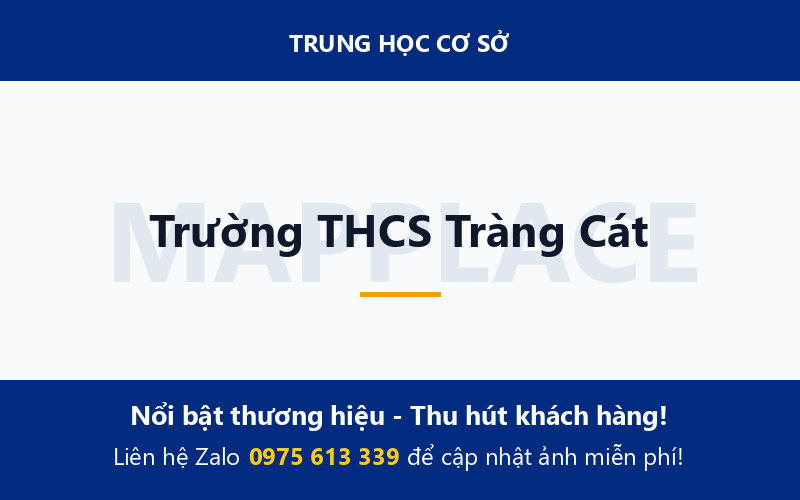Trường THCS Tràng Cát