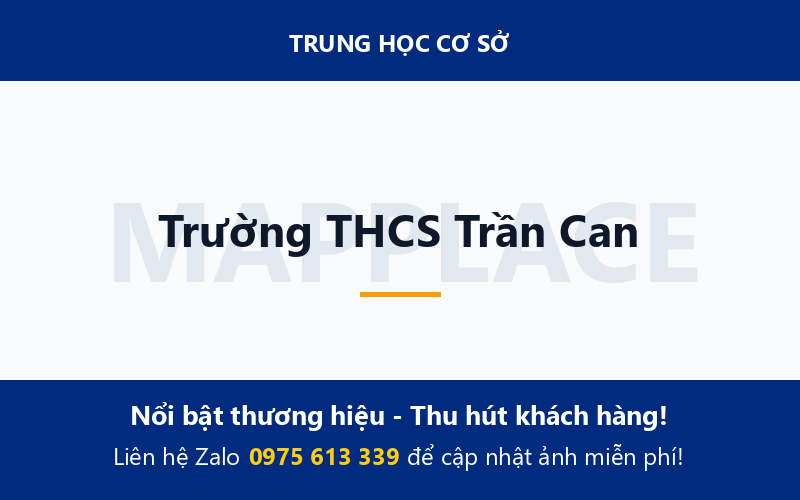 Trường THCS Trần Can