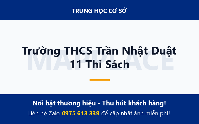 Trường THCS Trần Nhật Duật 11 Thi Sách