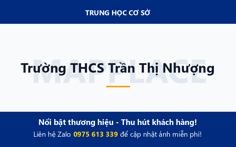 Trường THCS Trần Thị Nhượng