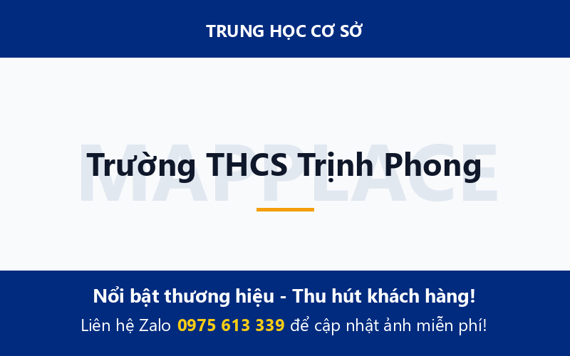 Trường THCS Trịnh Phong