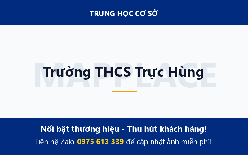 Trường THCS Trực Hùng