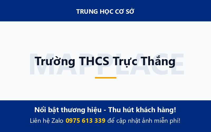 Trường THCS Trực Thắng