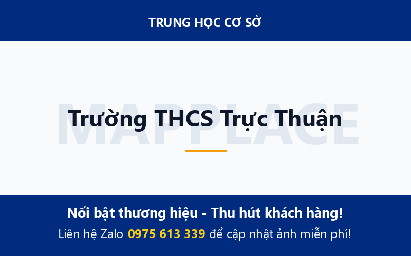 Trường THCS Trực Thuận