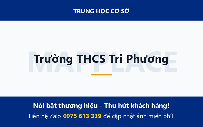 Trường THCS Tri Phương